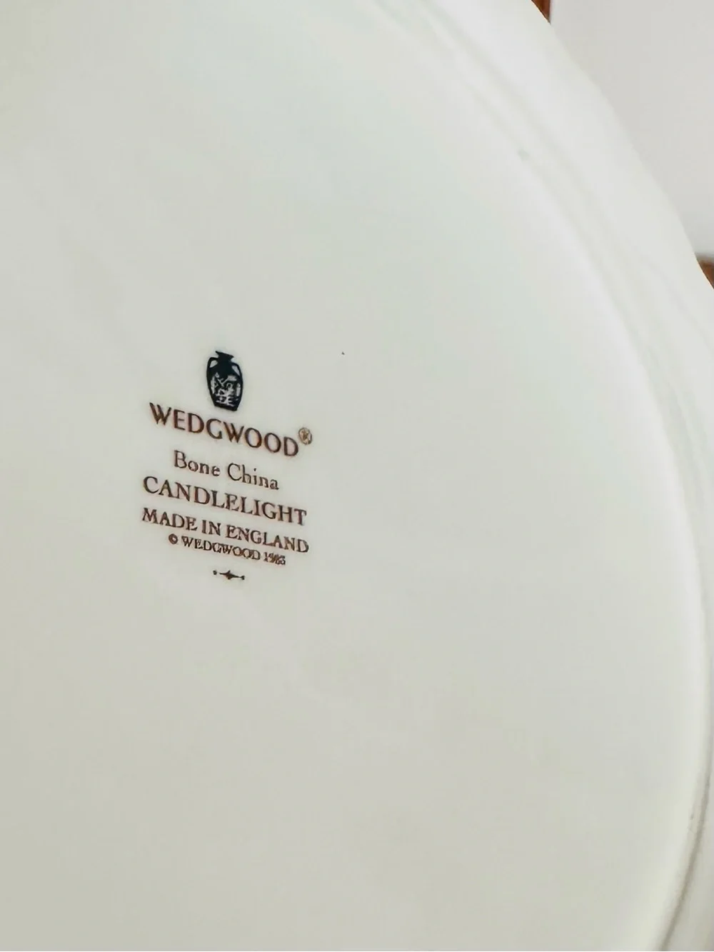 Set of 2 Wedgwood Candlelight Salad Plate Made in England Born China